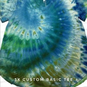 Custom dyed 3x basic tee